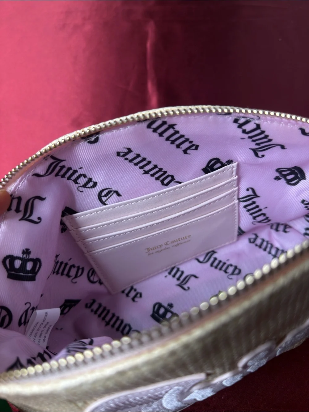 Juicy Couture Pouch with Cherry Charm
